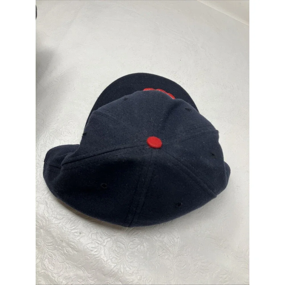 Minnesota Twins New Era 59Fifty Fitted Hat Cap 7-5/8 Cool Base Blue Retro Logo